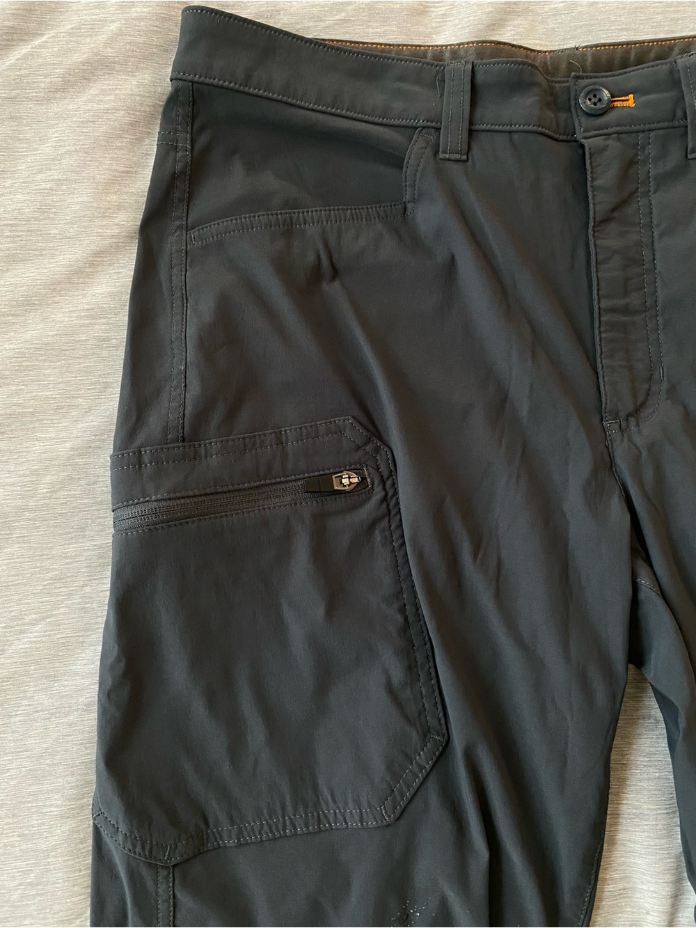 Eddie Bauer Men's Cargo Pants Size 33 X 30 Color Dark Gray - Picture 5 of 9